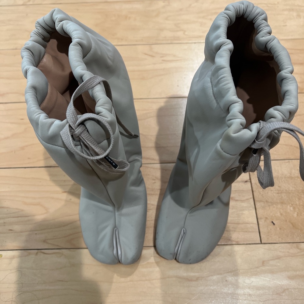 Maison Margiela nylon tie booties size 39